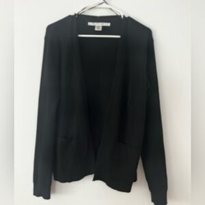 Black cardigan